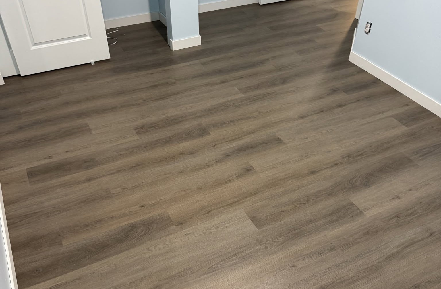 Newly installed LVP floor